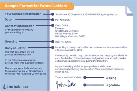 Sep 23, 2020 · formal letter: Letter Format Example and Writing Tips