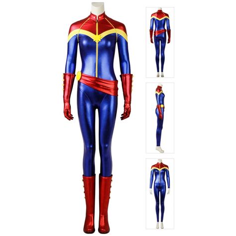 Carol Danvers Cosplay Costume Captain Marvel Cosplay Suit
