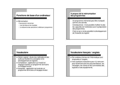 Télécharger en pdf un cours de probabilité. Structure générale d'un ordinateur - Télécharger cours ...