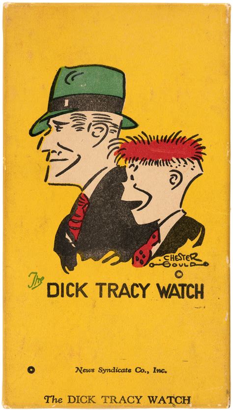 Hake S THE DICK TRACY WATCH BOXED HIGH GRADE EXAMPLE YELLOW BOX