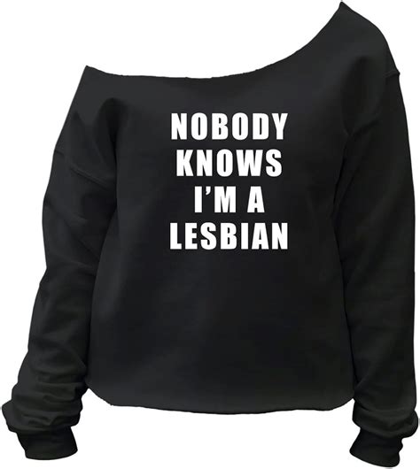 Gay Pride Funny Nobody Knows Im A Lesbian Graphic Design Crop Top T Shirt Clothing