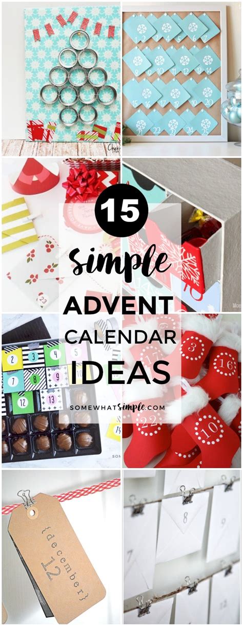 12 Diy Christmas Advent Calendar Ideas Somewhat Simple