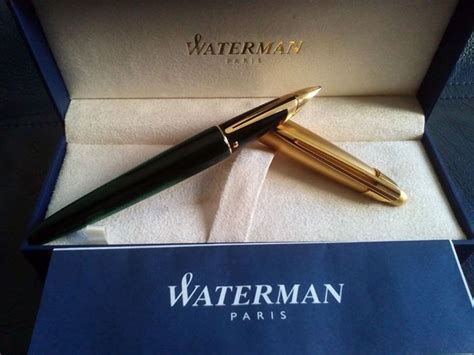 Waterman Edson Emerald Green Fountain Pen K Yellow Catawiki