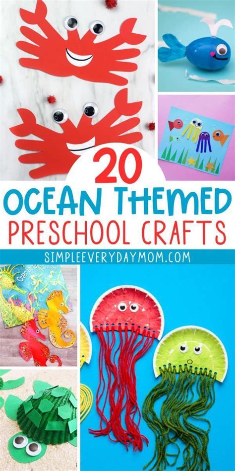 23 Fun Ocean Theme Preschool Crafts Ocean Crafts Preschool Ocean