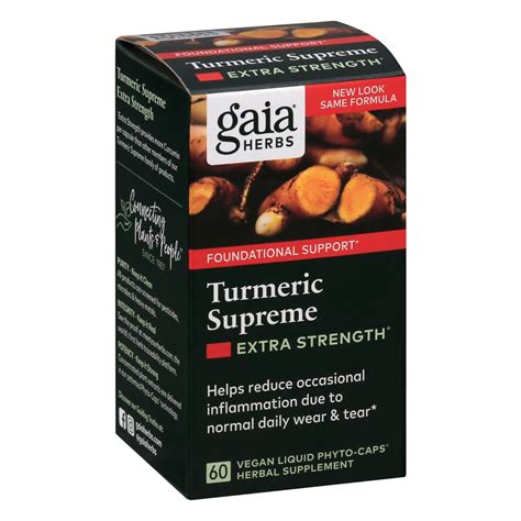 Gaia Herbs Turmeric Supreme Extra Strength Liquid Phyto Caps Shop
