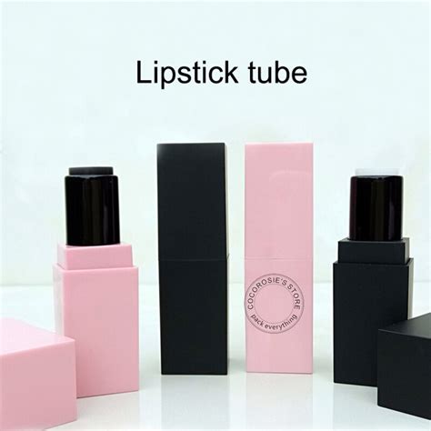 Buy 50pieceslotempty Lipstick Tube High Quality Elegant Square Diy Lip Balm