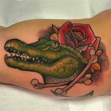All of the alligator and crocodile tattoos often have different meanings for those people who often put them in their body. Pin by Ali on Alligators | Crocodile tattoo, Alligator tattoo, Tattoos