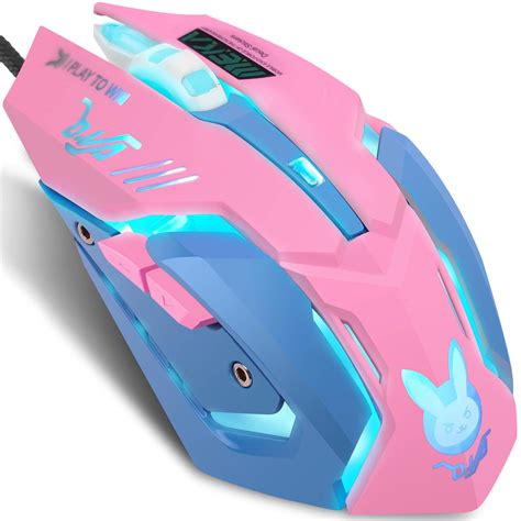 Buy Iulonee Wired Gaming Mouse Usb Silent Comfortable 7 Colors Backlit