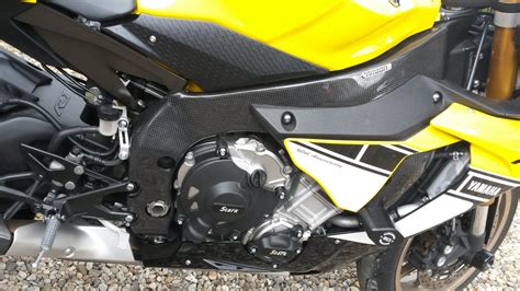 Yamaha Yzf R1 2015 2018 Carbon Fiber Frame Covers