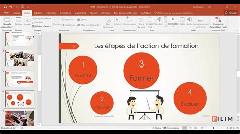 Powerpoint 2 Opérationnel Cours En Tête Et Pied De Page Youtube