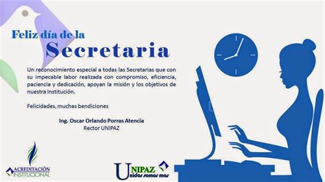 Noticias Unipaz Feliz Día De La Secretaria