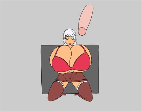 Rule 34 Animated Bimbo Blowjob Bra Breast Expansion Breast Squish
