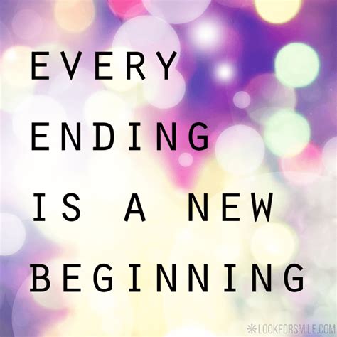 Endings Beginnings