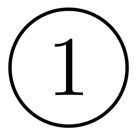 White Numeral 2 Centered Inside Black Circle Clip Art At Images