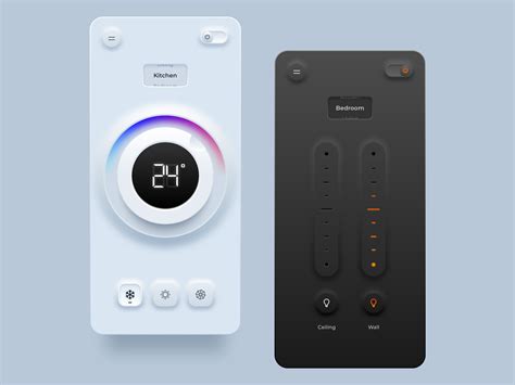 Home Automation Remote Control By Martín Priotti On Dribbble