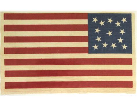 Sold Price 14 Star American National Parade Flag 1876 1890 October