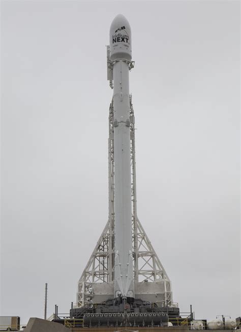 Falcon 9 And Iridium 3 Are Vertical On Slc 4e At Vandenberg Afb