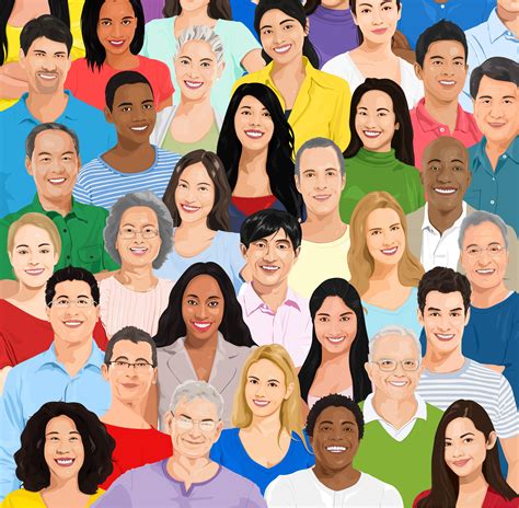 Illustration Of Diverse People Download Free Vectors Clipart Graphics And Vector Art