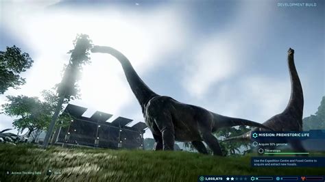 jurassic world evolution first official gameplay demo released youtube