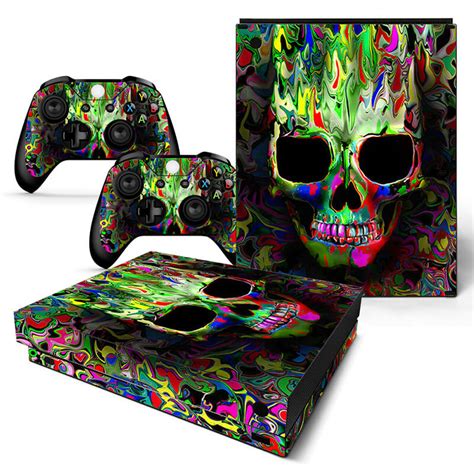 Color Skull Xbox One X Skin Consolestickershopnl
