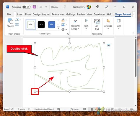 How To Draw In Microsoft Word Freehand And Shapes Tool Winbuzzer