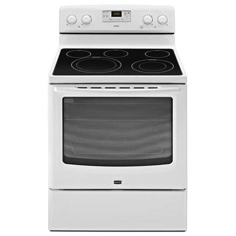 Maytag 30 In Smooth Surface Freestanding 5 Element 62 Cu Ft Electric