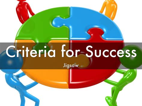 Criteria For Success By Nancy White