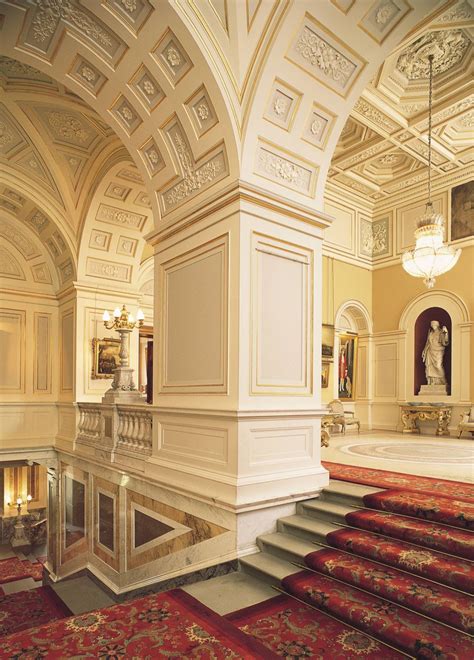 Traditional Staircasehallway In England Castles Interior Palace