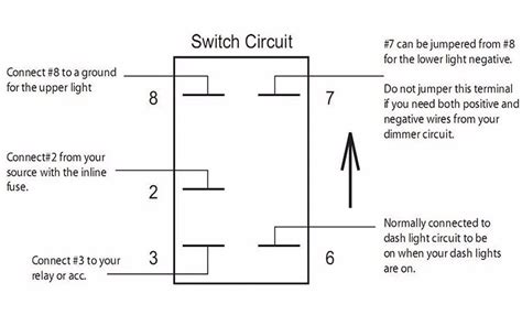 Rocker Switch Wiring Diagram 5 Pin Wiring Schematica