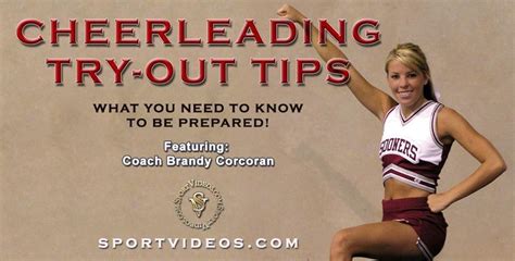 cheerleading try out tips featuring coach brandy corcoran by sportv cheerleading video on