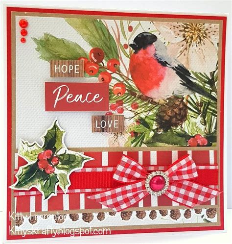 Made Using Kaisercraft Peace And Joy Collection Christmas Cards