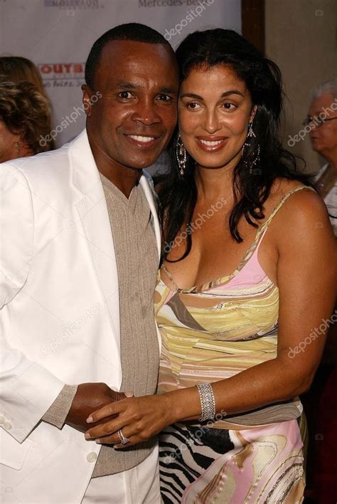 Sugar ray leonard talks mayweather vs pacquiao rematch rumors, ggg decision and more | undisputed. Sugar Ray Leonard and wife - Stock Editorial Photo © s_bukley #17267911