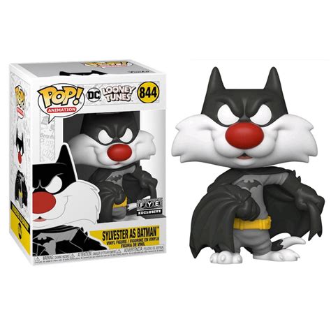 Funko Pop Looney Tunes Sylvester As Batman 844 Exclusivo Colecionavel