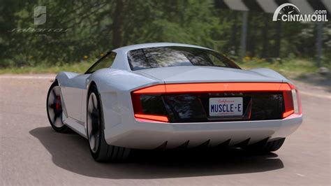 Tesla Gt Muscle Car Suksesor Roadster Dengan Aura Kekar