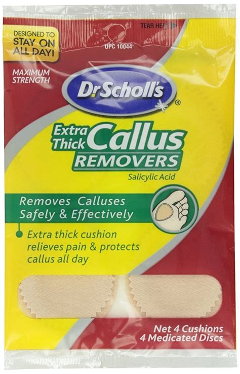 Dr Scholls Callus Removers Extra Thick Soft Cushions 4 Each Walmart