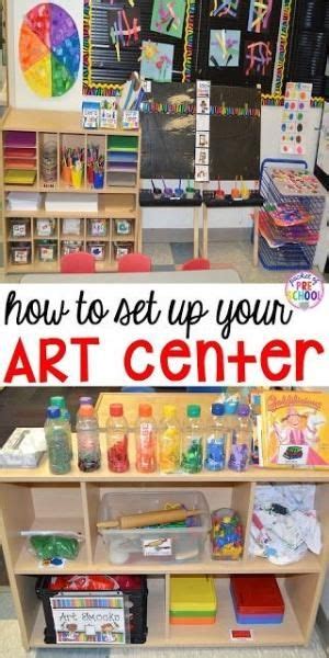 How To Set Up The Art Center In Your Early Childhood Classroom With