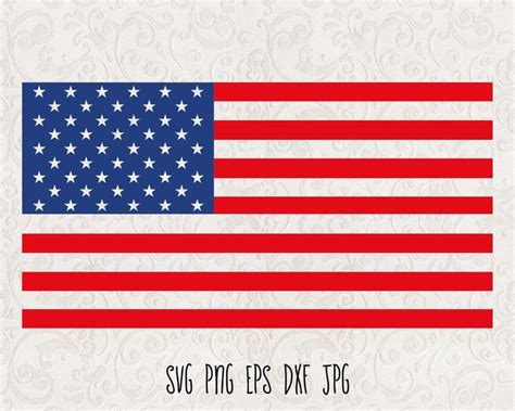 American Flag Svg Flag Svg America Svg Usa Flag Svg 4th Of Etsy