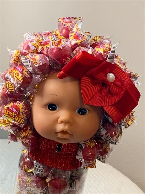 Candy Doll Bouquet Atomic Fireball Etsy