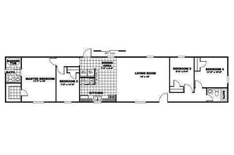 Floor Plan For 1976 14x70 2 Bedroom Mobile Home Floorplans Photos Oak