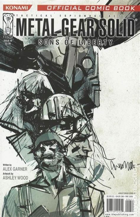 The Cover To Metal Gear Solid S Book Sons Of Liberty