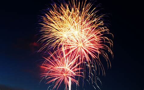 Download Wallpaper 3840x2400 Fireworks Sparks Holiday Sky Dark 4k