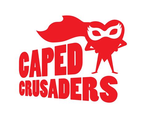 Caped Crusader Logo Red Variety