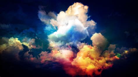 Rainbow Clouds Wallpaper Wallpapersafari