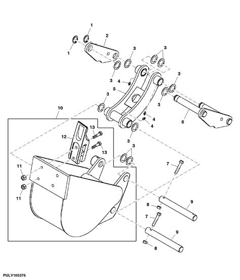 Blv10025 John Deere Backhoe Bucket Avsparts