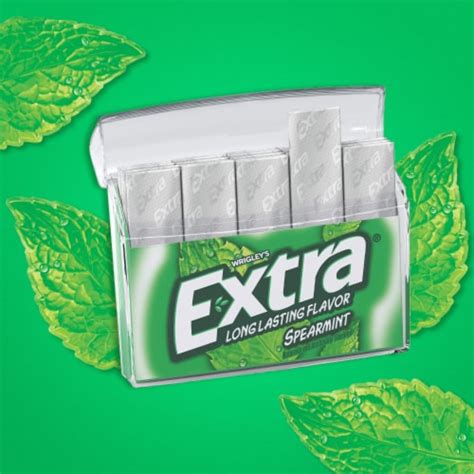 Extra Gum Spearmint Sugar Free Chewing Gum Pack 35 Ct Gerbes Super