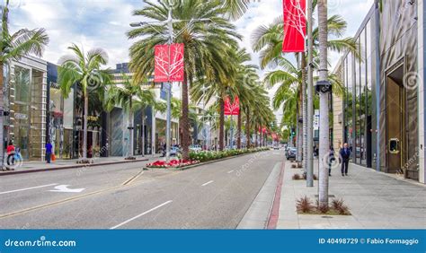 Rodeo Drivebeverly Hills Editorial Stock Image Image Of Hills 40498729