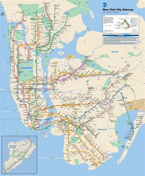 Fileofficial New York City Subway Map Vc Wikimedia Commons