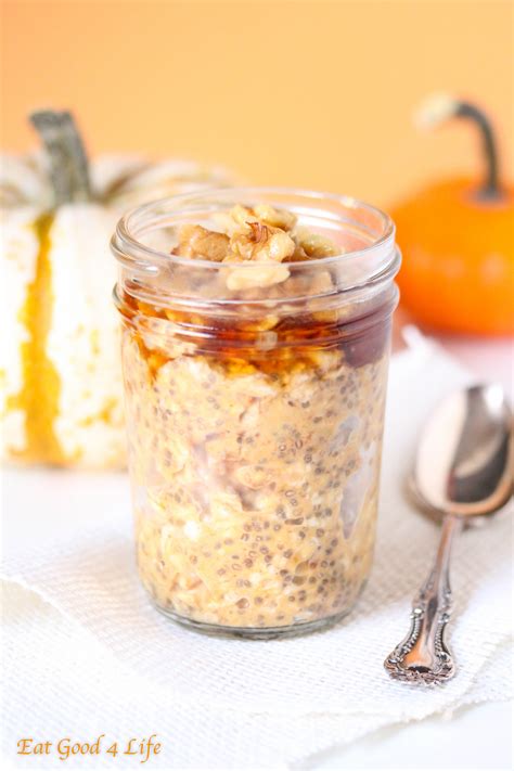 Make this easy overnight oatmeal before you go to bed for a healthy breakfast that's ready to grab in a jar or another container with a lid, whisk together milk, yogurt, honey, and vanilla. Pumpkin pie overnight oats