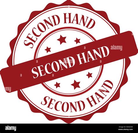 Second Hand Stamp Illustration Stock Vector Image And Art Alamy