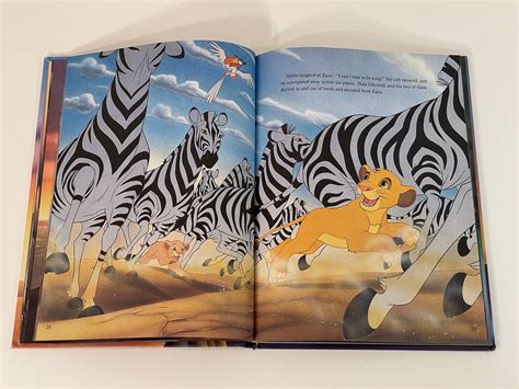 1994 The Lion King Disney Classic Series Hardcover Book Mouse Works